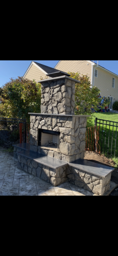 Outdoor Fireplace