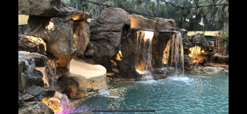 Grotto Waterfalls and slide Florida